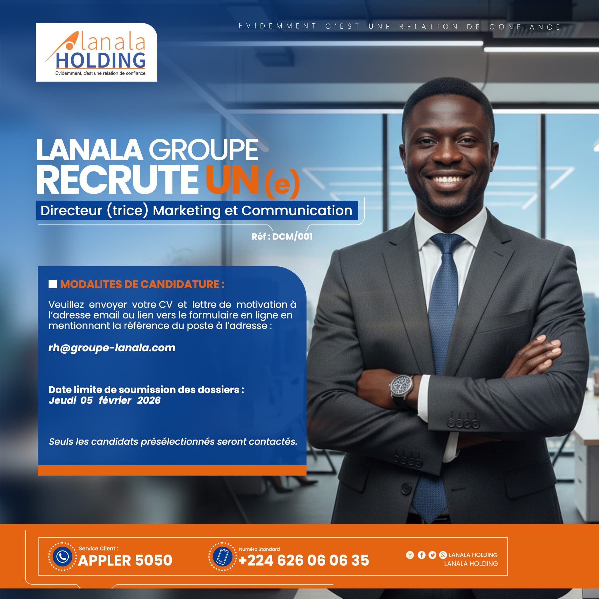 DIRECTEUR MARKETING & COMMUNICATION